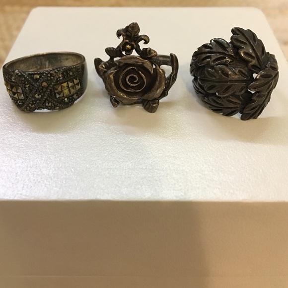 925 Silver Ring Bundle - image 1