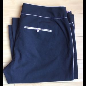 Limited Tierney Fit Pants-Black w/Purple Stitching