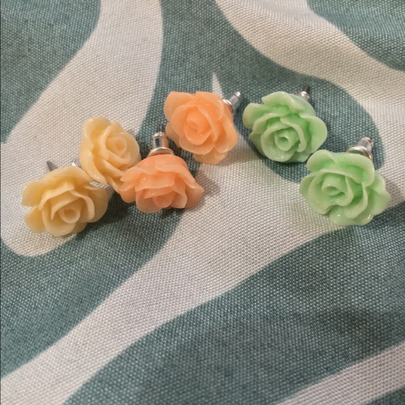 Set of Three Ear Rings