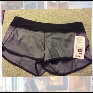 NWT Authentic Lululemon running Speed Shorts