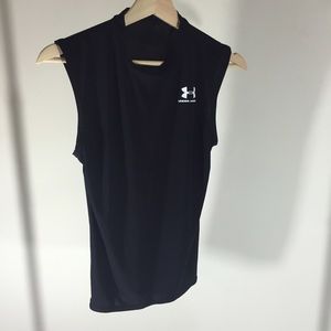 Under Armour men's black cut off compression