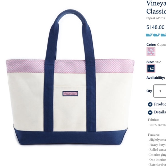 Vineyard Whale Heritage Classic Tote