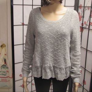 Blue/grey Lt weight sweater