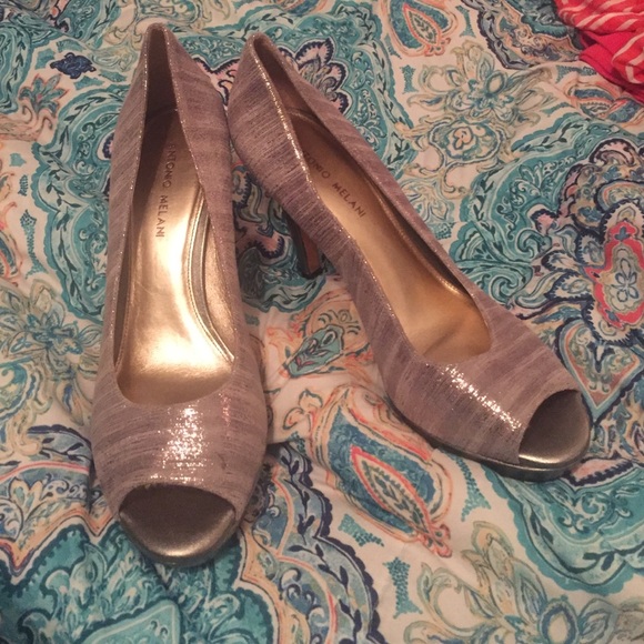 Silver heels