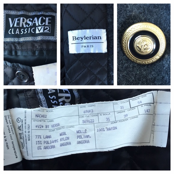 Versace x Zegna Wool Coat - Picture 4 of 4