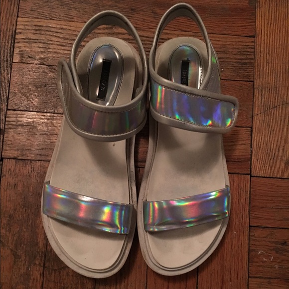 Hologram sandals