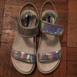 Hologram sandals
