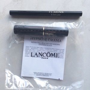 Lancome Mini Mascara & Clarins Eye Liner Full Size