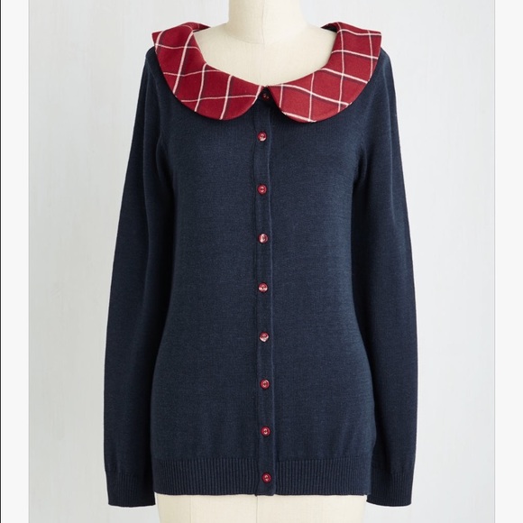 ModCloth Sweaters - Dual and the Hang Cardigan in Navy XL Modcloth