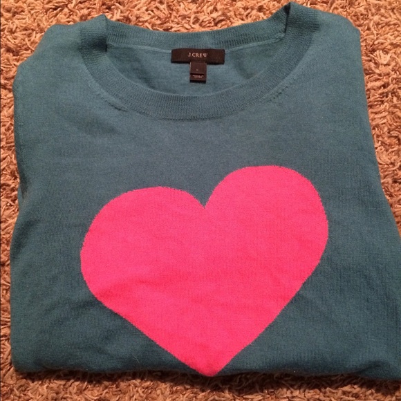 Jcrew Tippi Heart Sweater