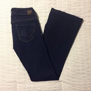 Express X2 Fit and Flare Denim