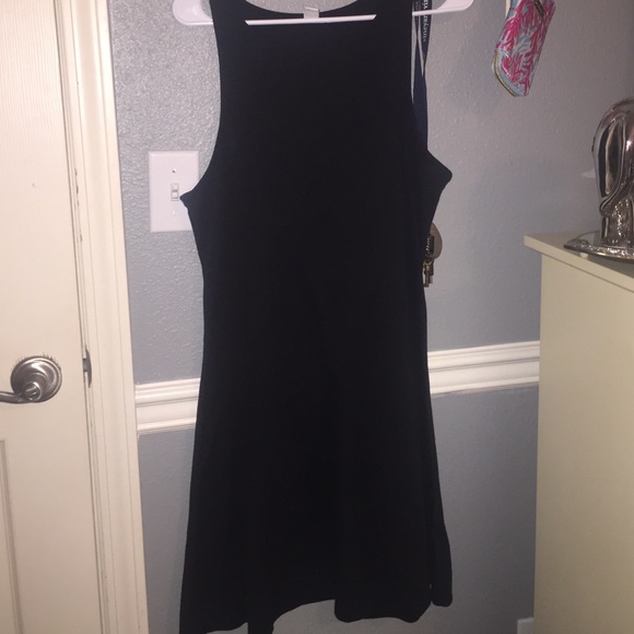 Flowy black dress