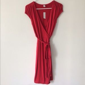 NWT Red Wrap Dress
