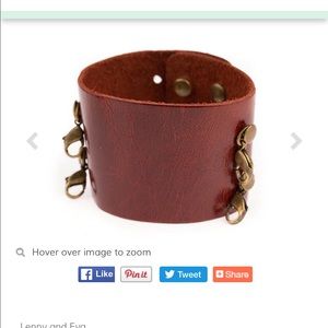 Lenny and Eva Wide Cuff Bracelet and Sentimentals
