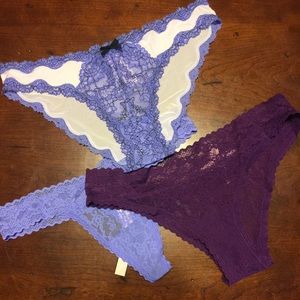 Victoria Secret Undies Purple Bundle
