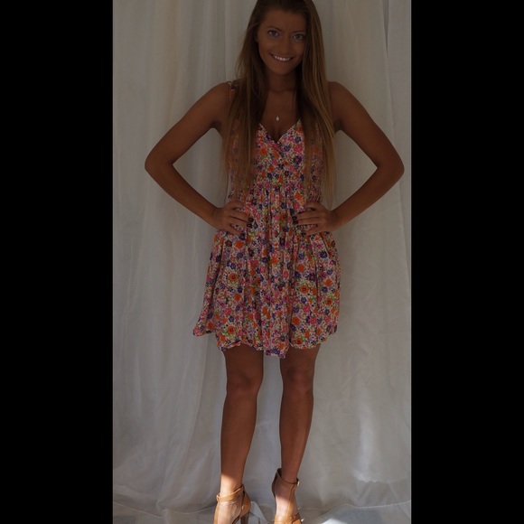 Floral skater dress
