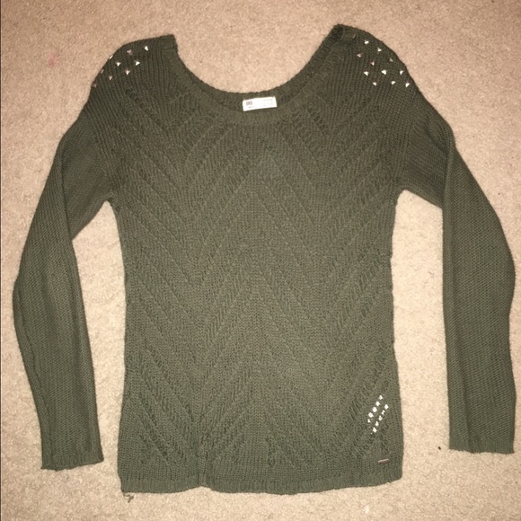 Olive green sweater