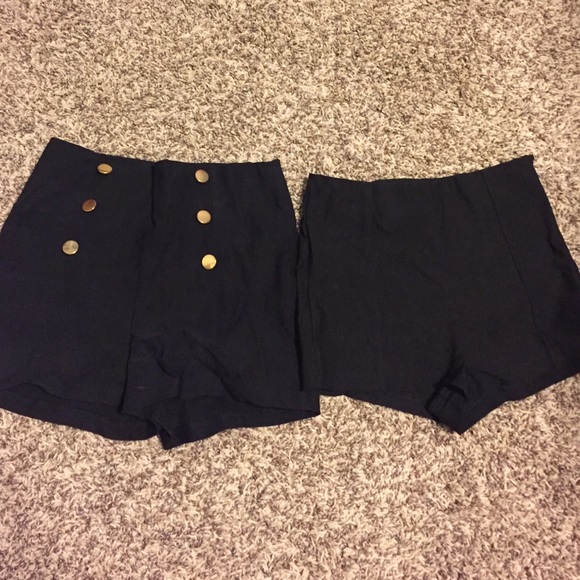 BLACK HIGH WAISTED SHORTS!