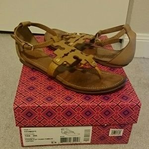 Tory Burch Brown Phoebe Sandal