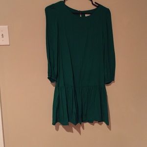 Anthropology drop waist dress