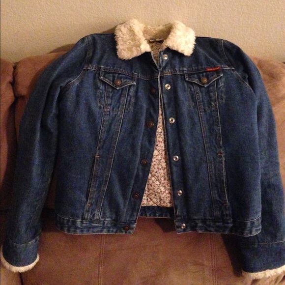 Roxy Jean coat jacket Sherpa M