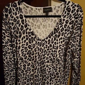 NWOT animal print sweater