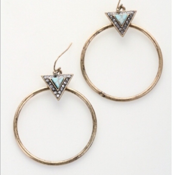 SALE 🌨boho burnish gold hoop earrings