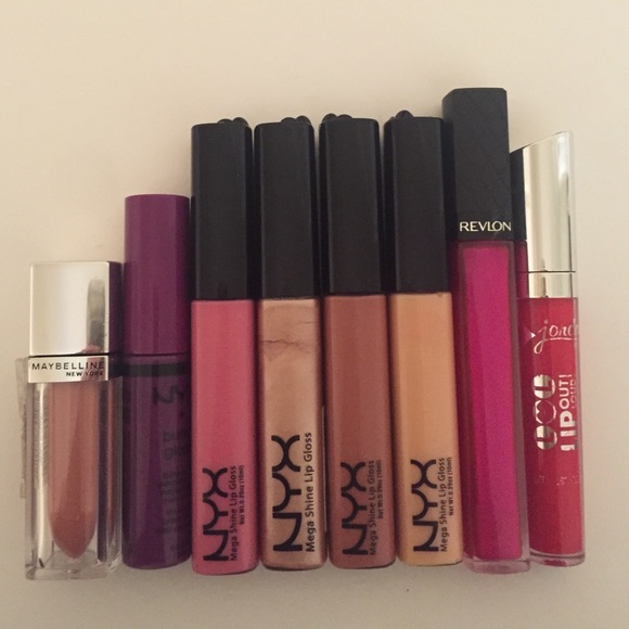 NYX, Revlon, Maybelline Lip Gloss set
