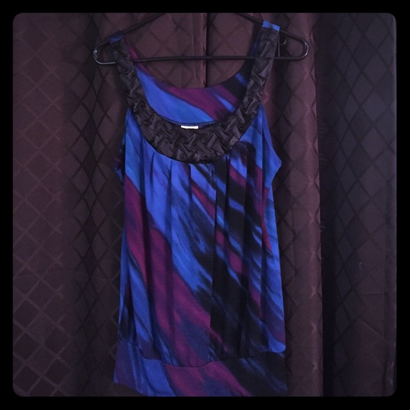 Blue and Purple Tank Top