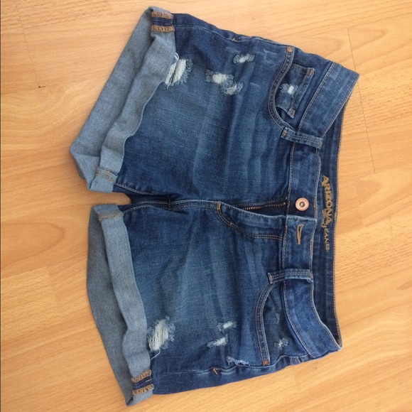 Arizona ripped jean shorts