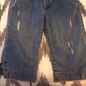 Cropped Jean denim shorts from Old Navy