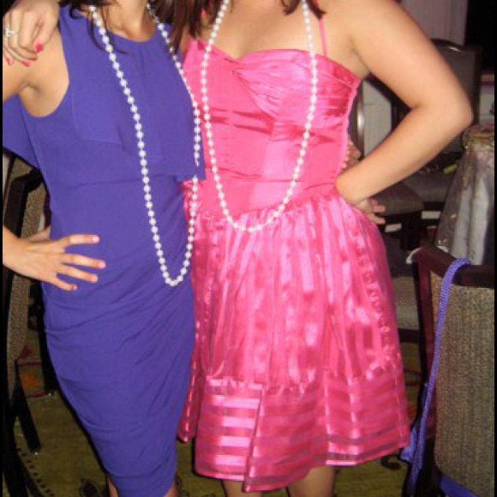 Pink Betsey Johnson cupcake dress size 8