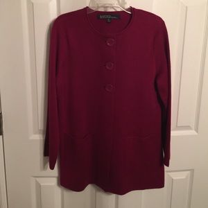 Kasper Sweater Jacket, PETITE Large
