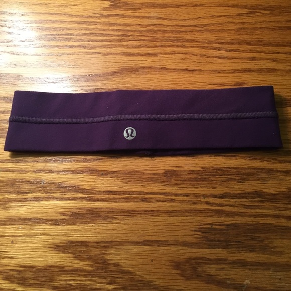 Purple lululemon athletica headband