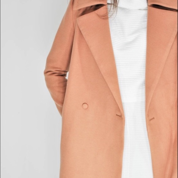 || HP || C/MEO Collective | Camel Long Jacket Coat - Picture 2 of 4