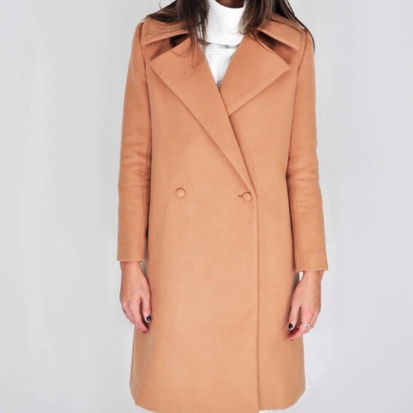 || HP || C/MEO Collective | Camel Long Jacket Coat - Picture 3 of 4