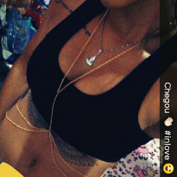 One piece chain double layer chain body gold colo - Picture 2 of 4