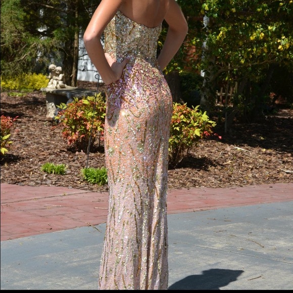 Beautiful sequin prom dress!! - Picture 2 of 2