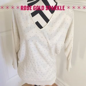 ELLE rose gold sweater