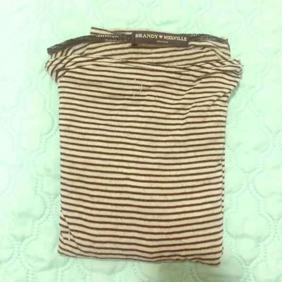 Brandy Melville Striped Longsleeve Shirt