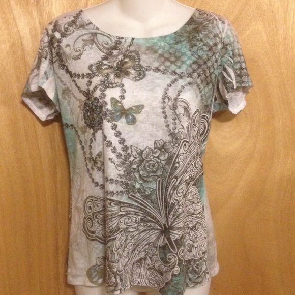Burn out Top -sz M by Only 9