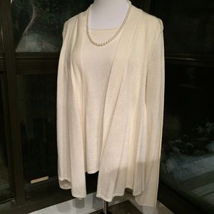 ❤️Winter White Cardigan/Top One Piece