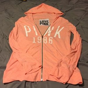 VS PINK zip-up hoodie