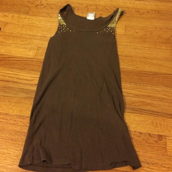 Brown tank top