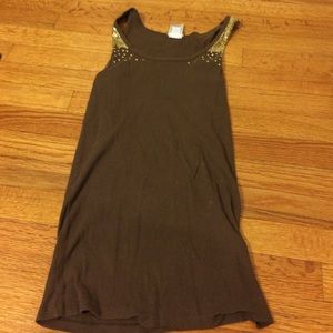 Brown tank top