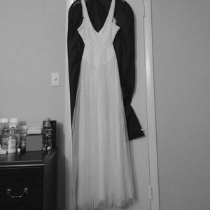 White dress! Worn once!