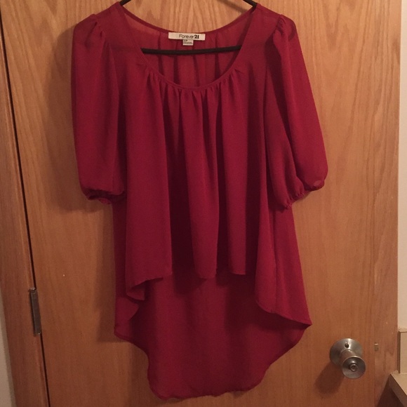Forever 21 Top - Red - Size Small