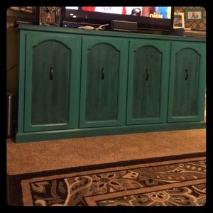 Turquoise vintage furniture