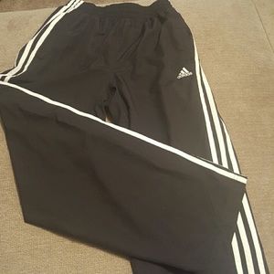 Boys Adidas Black Windbreakers