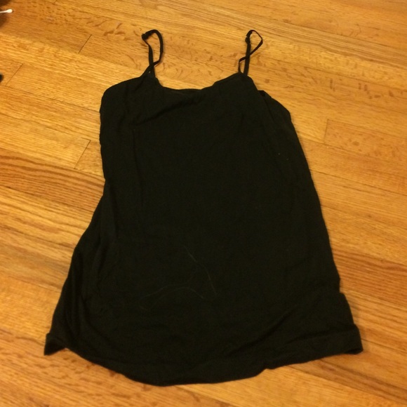 Black tank top